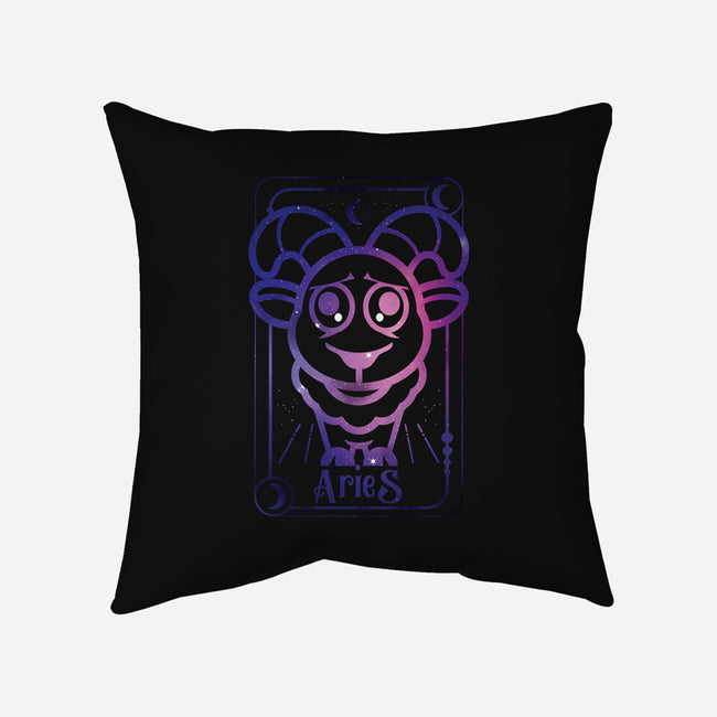 Aries Galaxy Sign-None-Removable Cover w Insert-Throw Pillow-jrberger
