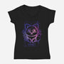 Virgo Galaxy Sign-Womens-V-Neck-Tee-jrberger