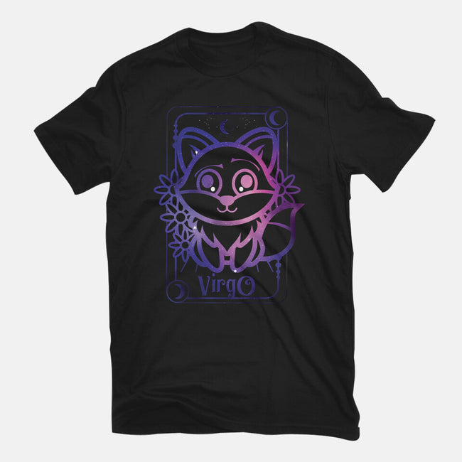 Virgo Galaxy Sign-Womens-Fitted-Tee-jrberger
