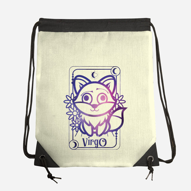 Virgo Galaxy Sign-None-Drawstring-Bag-jrberger