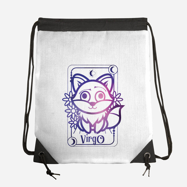 Virgo Galaxy Sign-None-Drawstring-Bag-jrberger