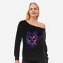 Virgo Galaxy Sign-Womens-Off Shoulder-Sweatshirt-jrberger