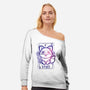 Virgo Galaxy Sign-Womens-Off Shoulder-Sweatshirt-jrberger