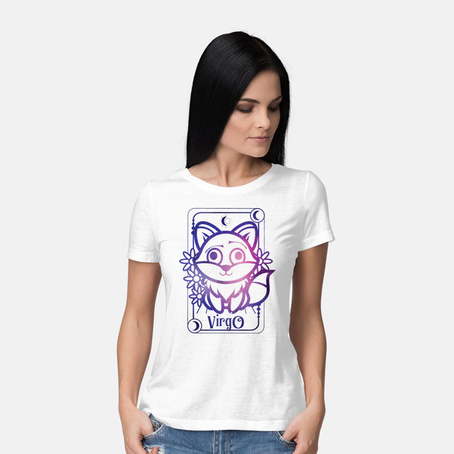 Virgo Galaxy Sign-Womens-Basic-Tee-jrberger