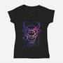 Taurus Galaxy Sign-Womens-V-Neck-Tee-jrberger
