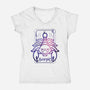 Scorpio Galaxy Sign-Womens-V-Neck-Tee-jrberger
