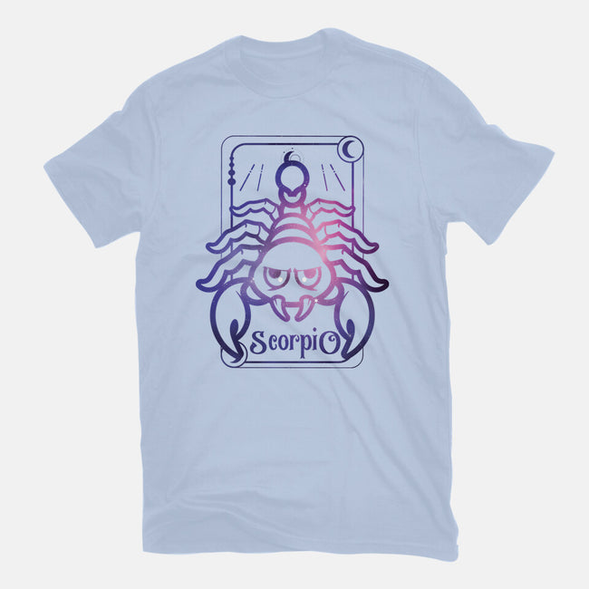 Scorpio Galaxy Sign-Womens-Fitted-Tee-jrberger