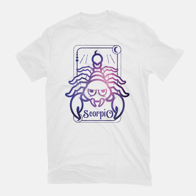 Scorpio Galaxy Sign-Womens-Fitted-Tee-jrberger