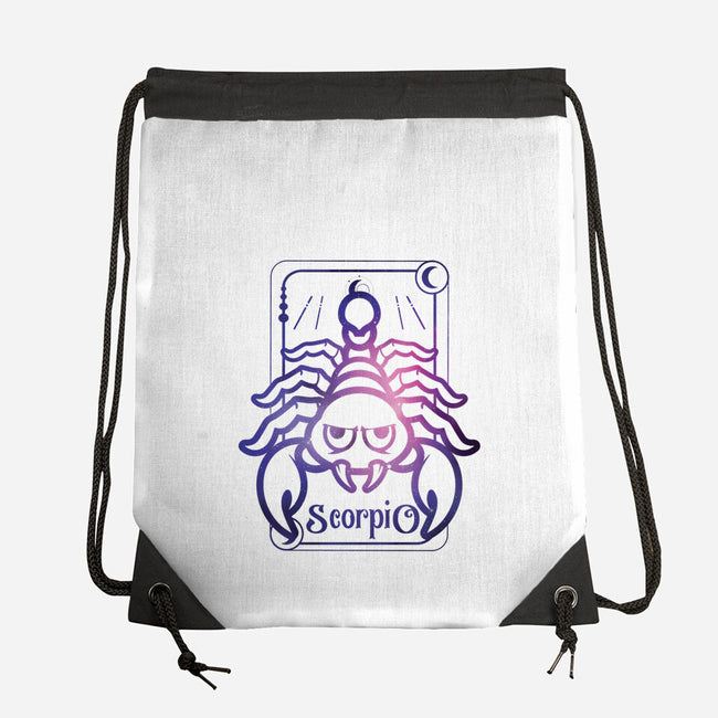 Scorpio Galaxy Sign-None-Drawstring-Bag-jrberger