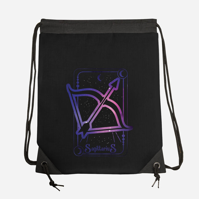 Sagittarius Galaxy Sign-None-Drawstring-Bag-jrberger