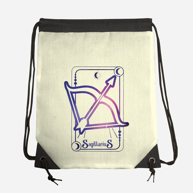 Sagittarius Galaxy Sign-None-Drawstring-Bag-jrberger