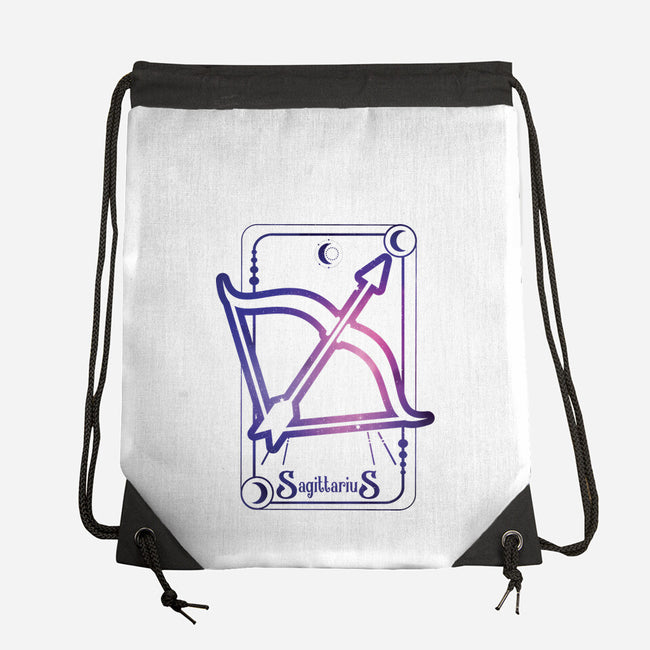 Sagittarius Galaxy Sign-None-Drawstring-Bag-jrberger
