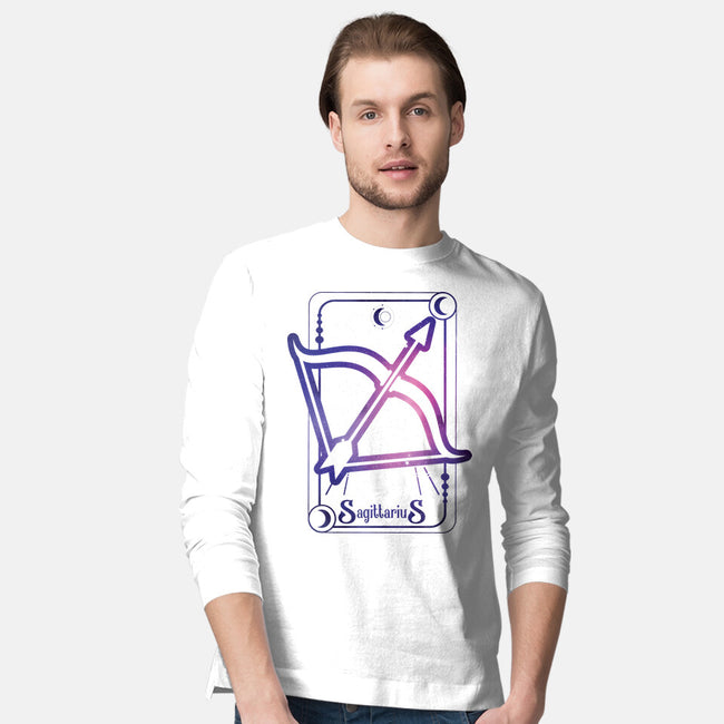 Sagittarius Galaxy Sign-Mens-Long Sleeved-Tee-jrberger