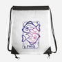 Pisces Galaxy Sign-None-Drawstring-Bag-jrberger