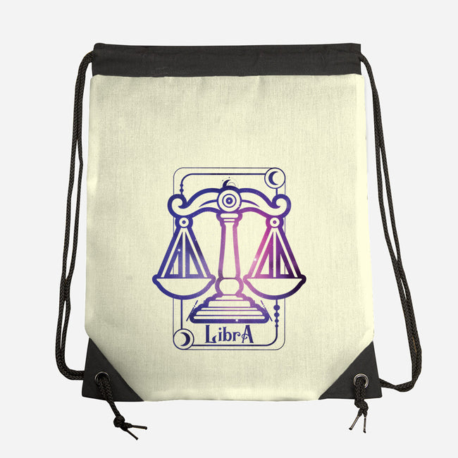 Libra Galaxy Sign-None-Drawstring-Bag-jrberger