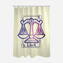 Libra Galaxy Sign-None-Polyester-Shower Curtain-jrberger