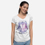 Libra Galaxy Sign-Womens-V-Neck-Tee-jrberger