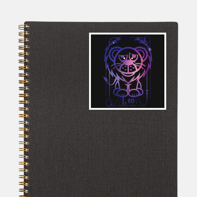 Leo Galaxy Sign-None-Glossy-Sticker-jrberger