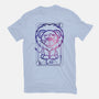 Leo Galaxy Sign-Womens-Fitted-Tee-jrberger