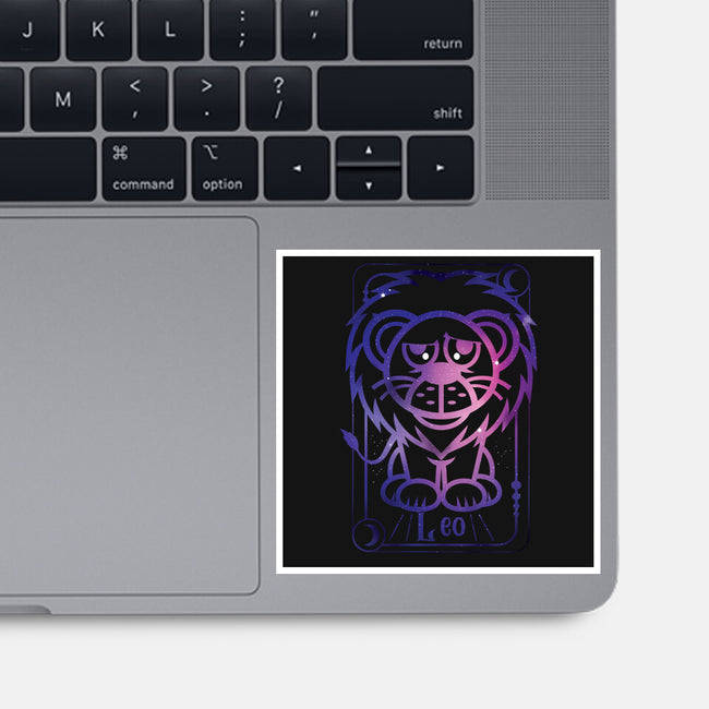 Leo Galaxy Sign-None-Glossy-Sticker-jrberger