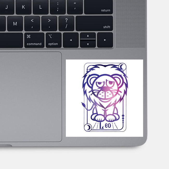 Leo Galaxy Sign-None-Glossy-Sticker-jrberger