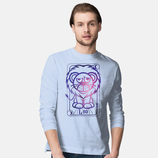 Leo Galaxy Sign-Mens-Long Sleeved-Tee-jrberger