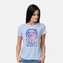 Leo Galaxy Sign-Womens-Basic-Tee-jrberger