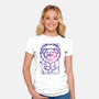 Leo Galaxy Sign-Womens-Fitted-Tee-jrberger