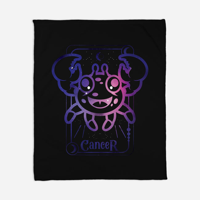Cancer Galaxy Sign-None-Fleece-Blanket-jrberger