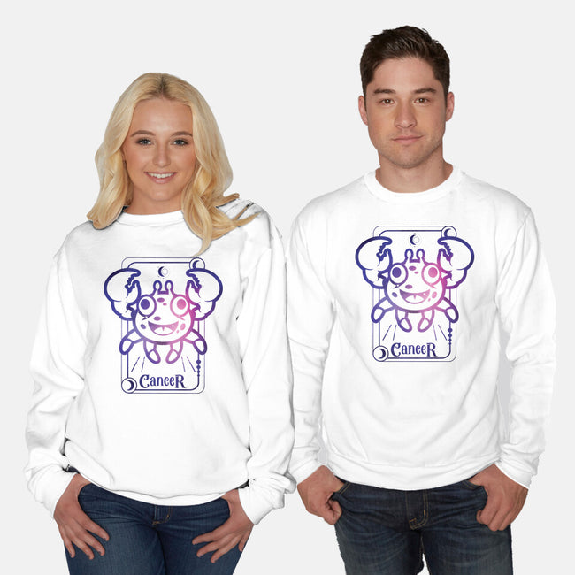 Cancer Galaxy Sign-Unisex-Crew Neck-Sweatshirt-jrberger