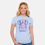 Cancer Galaxy Sign-Womens-Fitted-Tee-jrberger