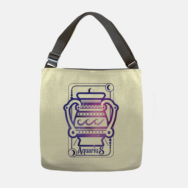 Aquarius Galaxy Sign-None-Adjustable Tote-Bag-jrberger