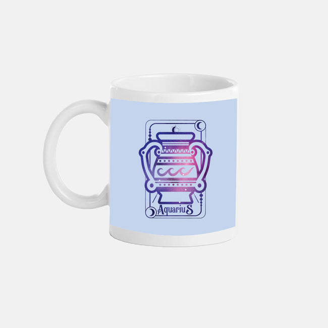 Aquarius Galaxy Sign-None-Mug-Drinkware-jrberger