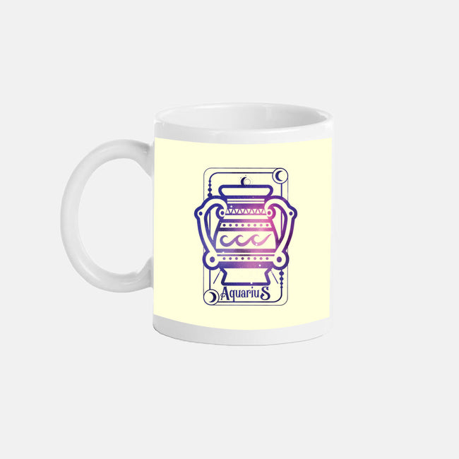 Aquarius Galaxy Sign-None-Mug-Drinkware-jrberger
