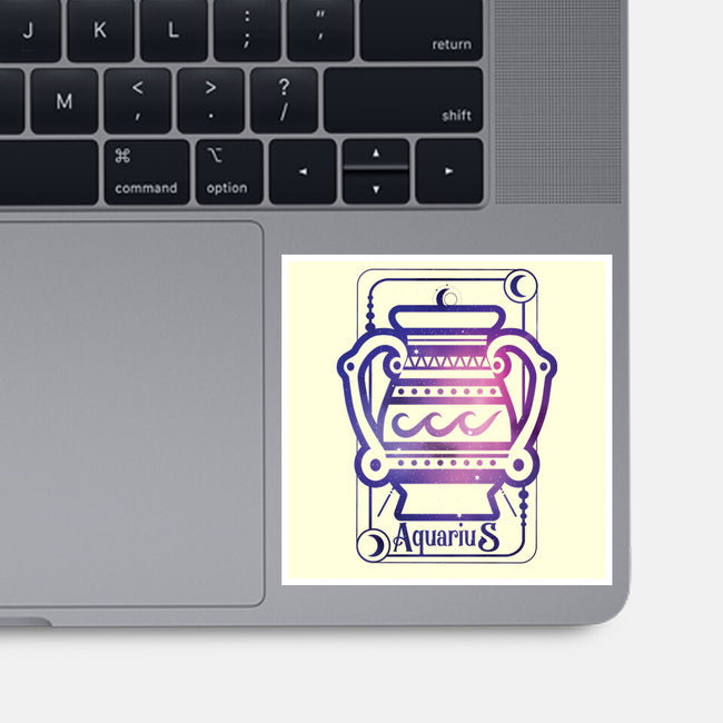 Aquarius Galaxy Sign-None-Glossy-Sticker-jrberger