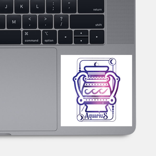 Aquarius Galaxy Sign-None-Glossy-Sticker-jrberger