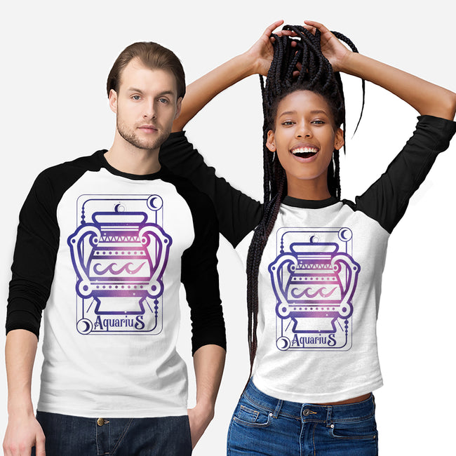 Aquarius Galaxy Sign-Unisex-Baseball-Tee-jrberger
