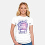 Aquarius Galaxy Sign-Womens-Fitted-Tee-jrberger