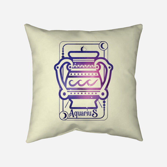 Aquarius Galaxy Sign-None-Removable Cover w Insert-Throw Pillow-jrberger