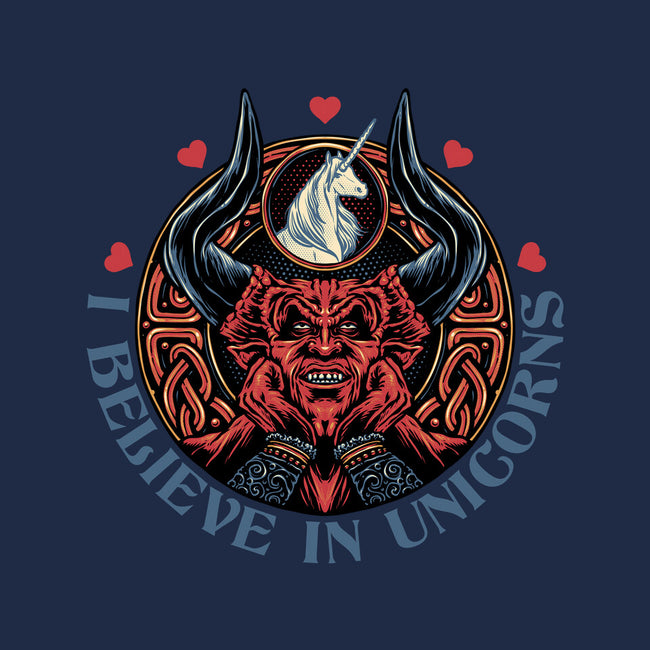 Unicorn Believer-Mens-Basic-Tee-glitchygorilla