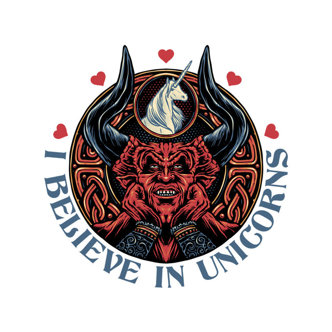 Unicorn Believer-Mens-Basic-Tee-glitchygorilla