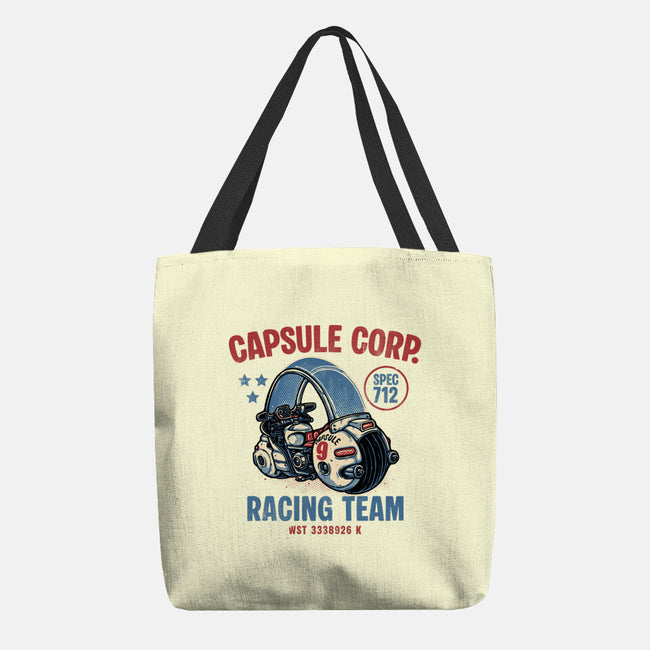 712 Racing-None-Basic Tote-Bag-glitchygorilla