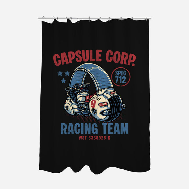712 Racing-None-Polyester-Shower Curtain-glitchygorilla