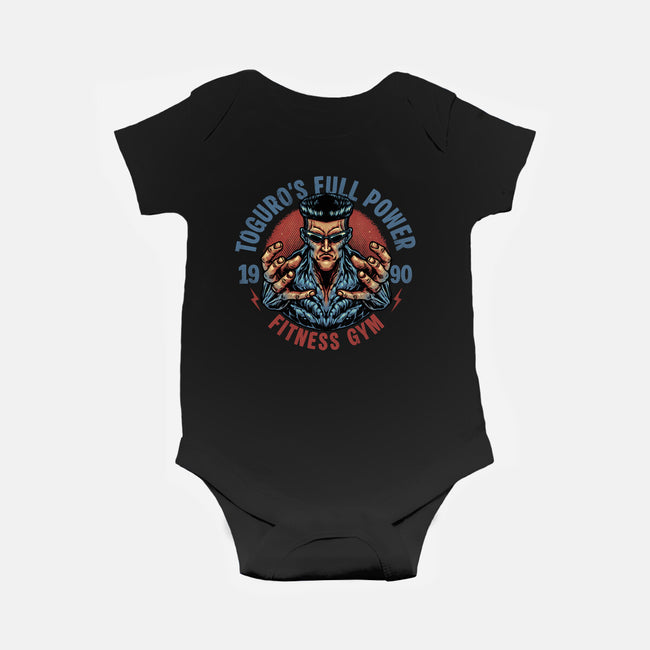 Full Power Fitness-Baby-Basic-Onesie-glitchygorilla