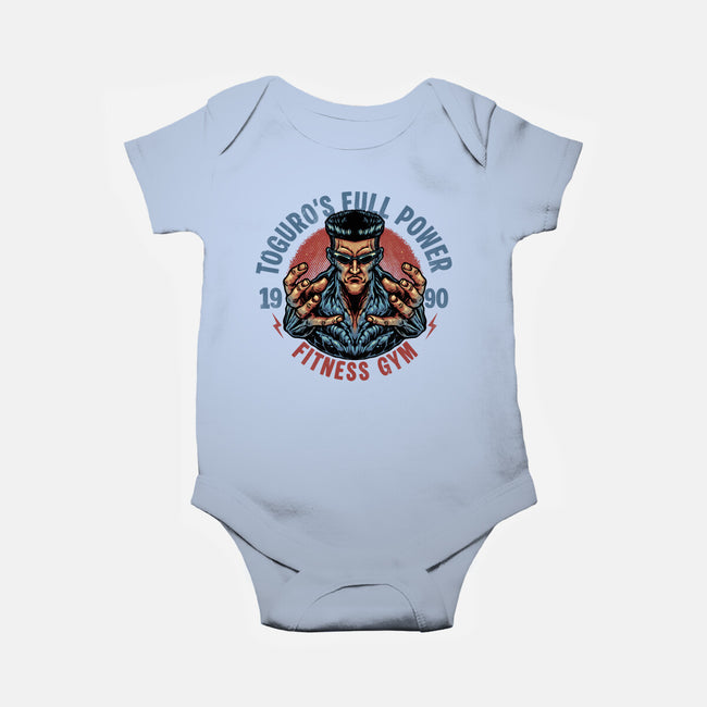 Full Power Fitness-Baby-Basic-Onesie-glitchygorilla