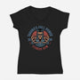 Full Power Fitness-Womens-V-Neck-Tee-glitchygorilla