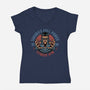 Full Power Fitness-Womens-V-Neck-Tee-glitchygorilla