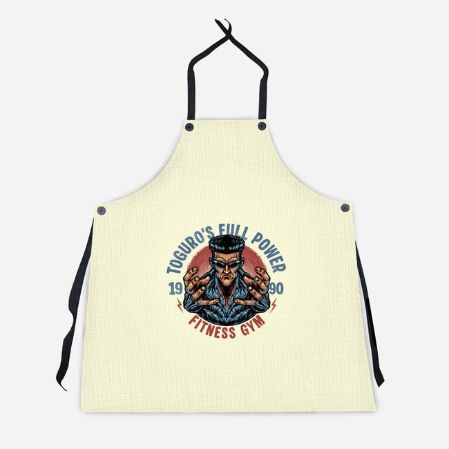Full Power Fitness-Unisex-Kitchen-Apron-glitchygorilla