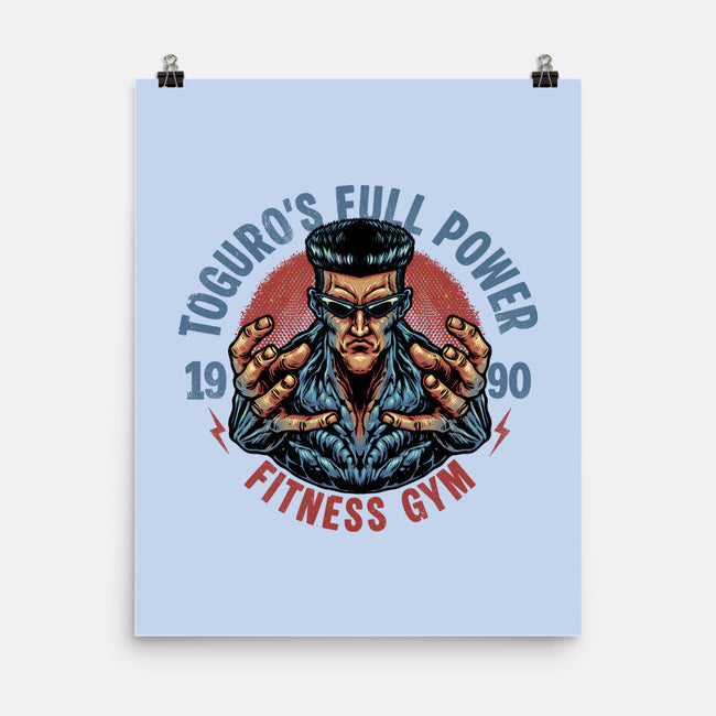 Full Power Fitness-None-Matte-Poster-glitchygorilla