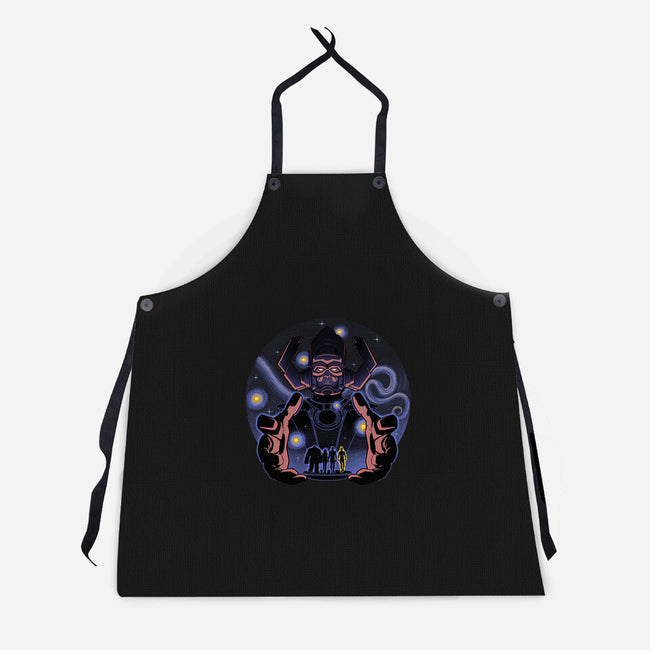 Fantastic Vs Galactic-Unisex-Kitchen-Apron-Astrobot Invention